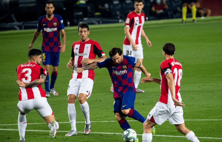 西甲：巴塞罗那VS毕尔巴鄂竞技