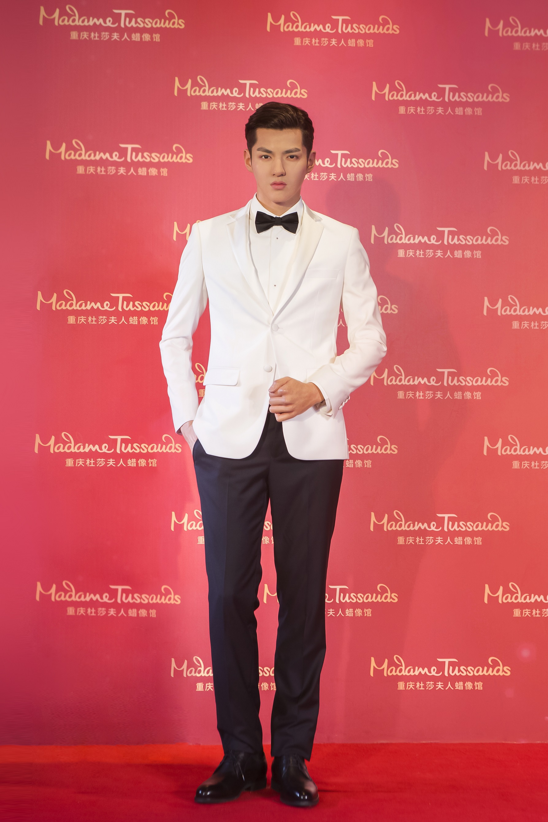 维尼修斯为自己的蜡像揭幕之后将在杜莎夫人蜡像馆展出的简单介绍